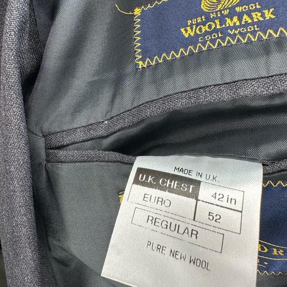 Alexandre London Mens Grey Blazer - Picture 9 of 9